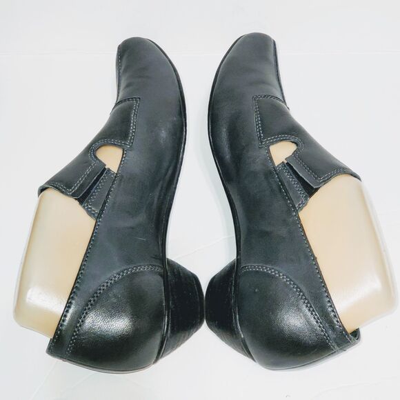 Josef Seibel Tina Gray Split Toe Mary Jane Hook Loop Low Heel Size US 7 EU 38 - Picture 7 of 11